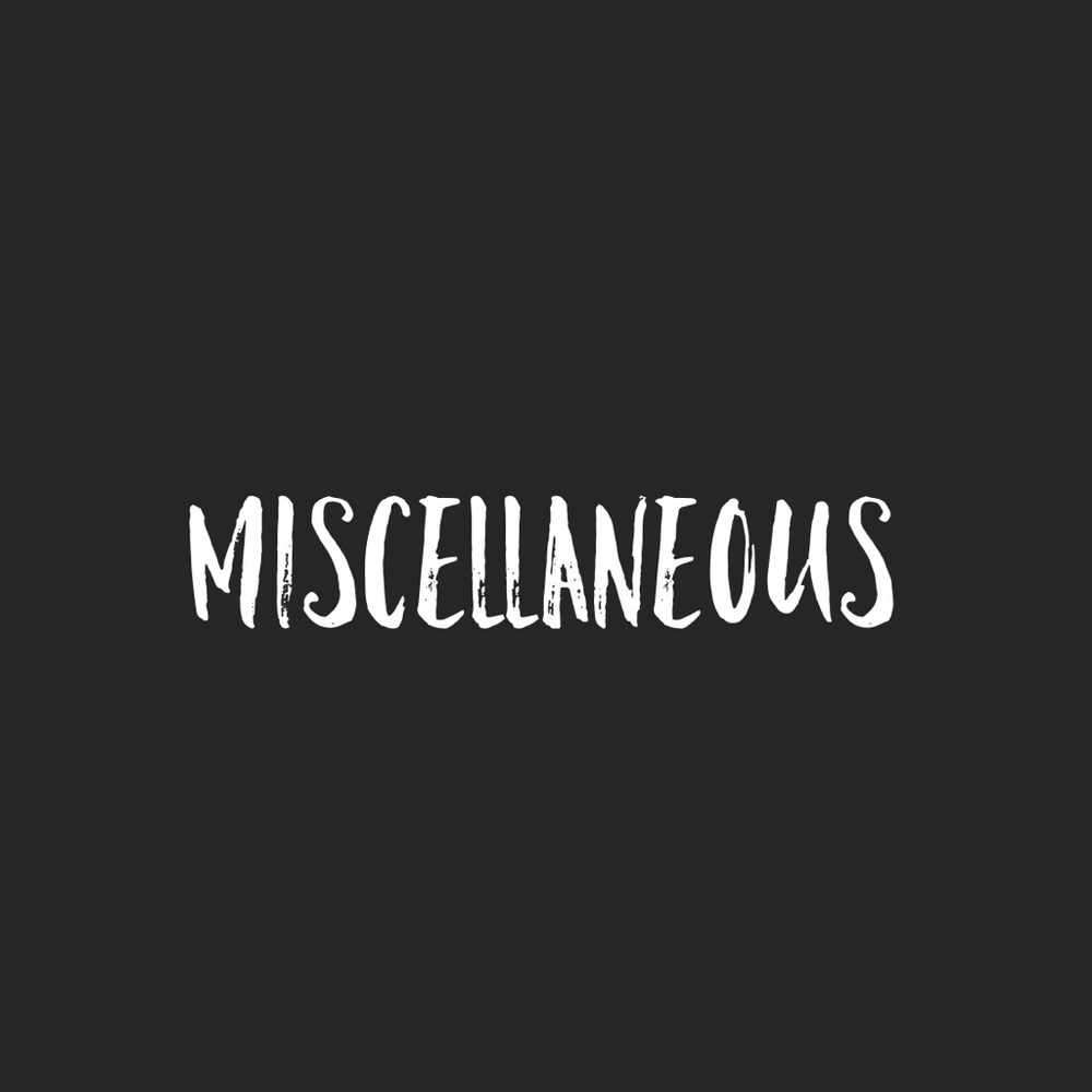 Miscellaneous